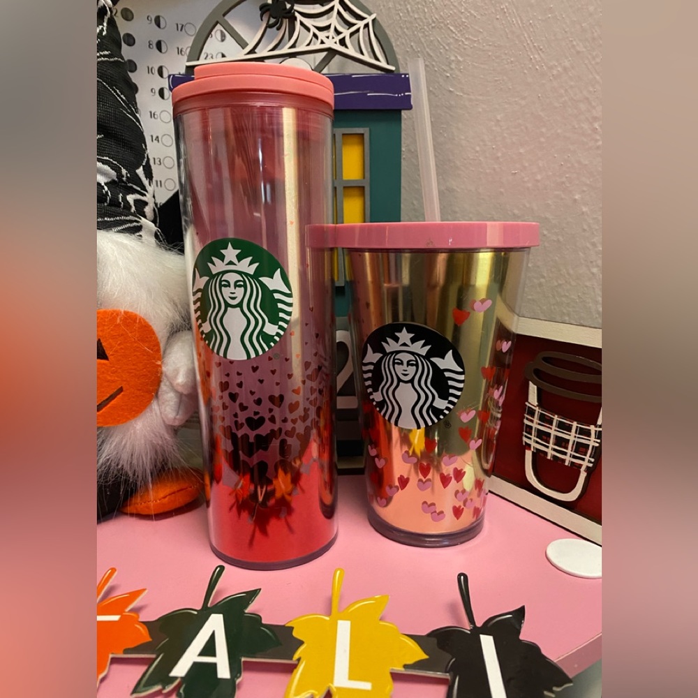 Starbucks Hearts cups